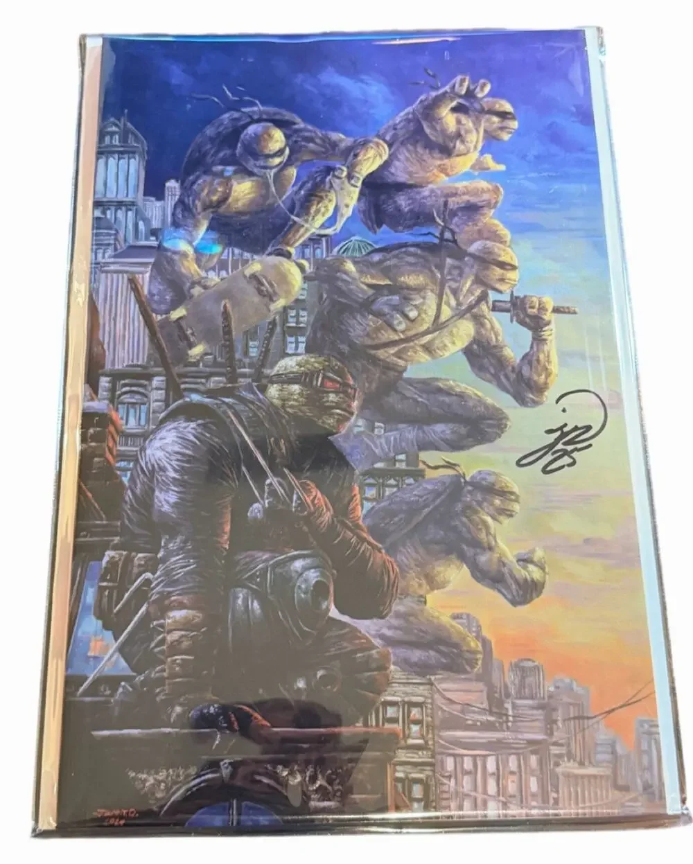 TMNT The Last Ronin #5 Johnny Desjardins Virgin Variant Signed